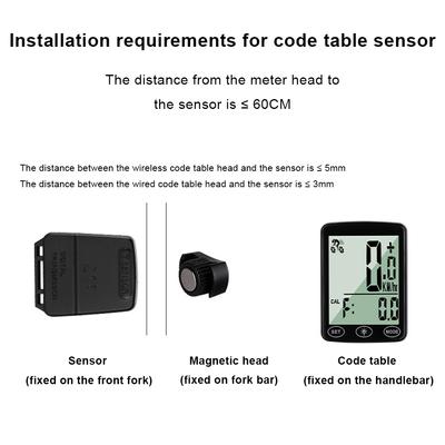 Wireless Bike Computer Waterproof Bike Speedometer Odometer with Backlight & Multi-Functions Cycling Computer for Road Bike MTB