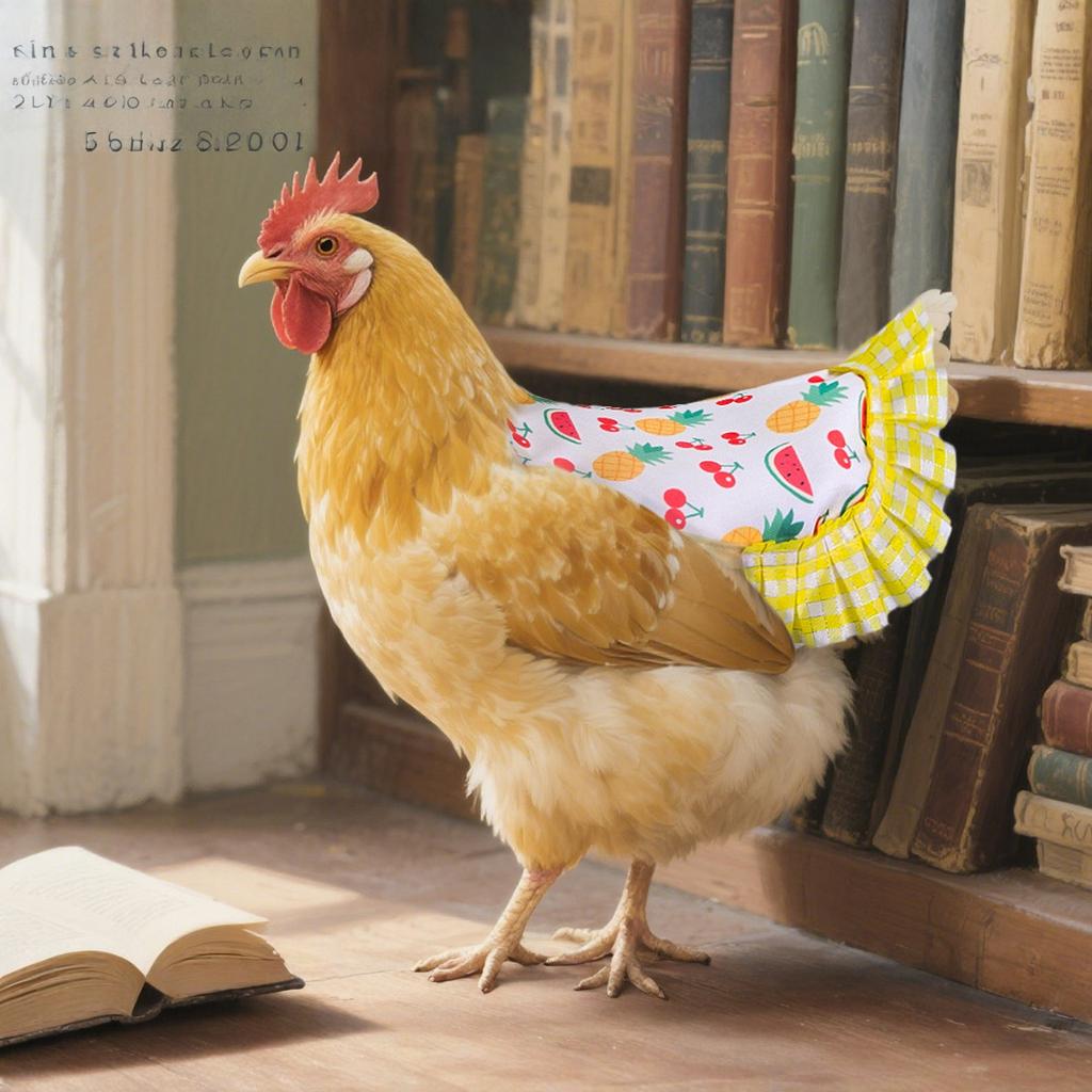 Frucht & Design Weste für Haustierküken Elastische Spitze Brust Rücken für Küken Enten