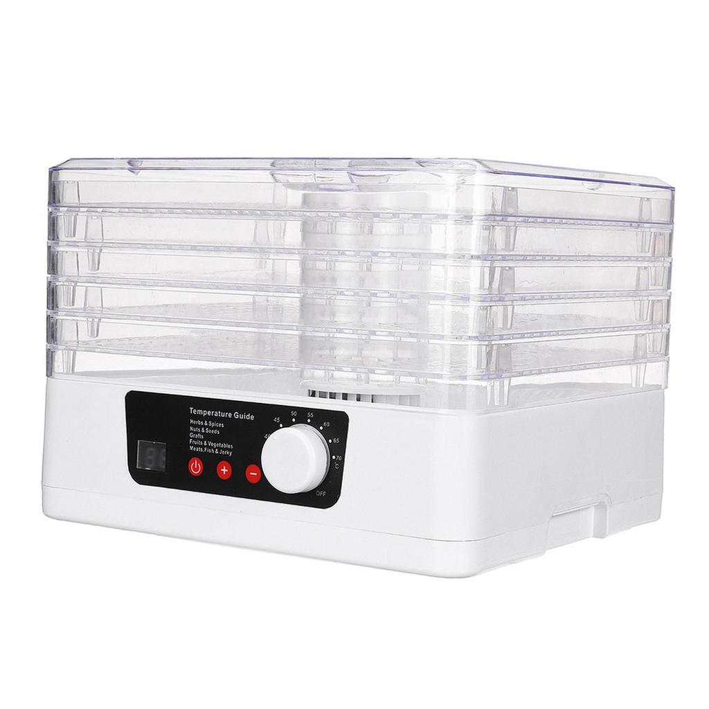 Electric Food Fruit Machine 5 Layers Large Reusable Durable Mute Food Dried Fruit Machine Portable Dryer for Meats