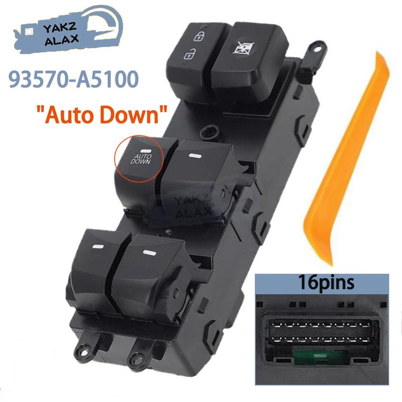 93570-A5100 93570-A5020 Window Control Switch for Hyundai Elantra GT 2014 2015 2016 I30 2013-2017 Glass Lifter Controller Button
