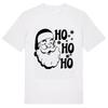 Santa Ho Ho Ho Flocken - Unisex T-Shirt Festlich Fröhlich Wichteln Weihnachten Vater