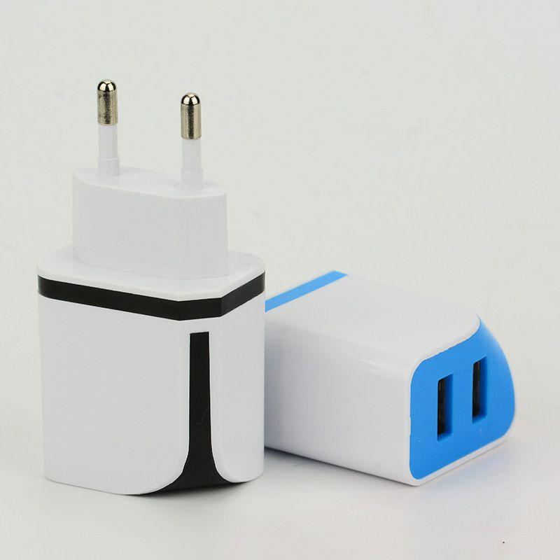 Premium Quality Double Usb Power Adapter Charger For Universal 2.1a Android Phones