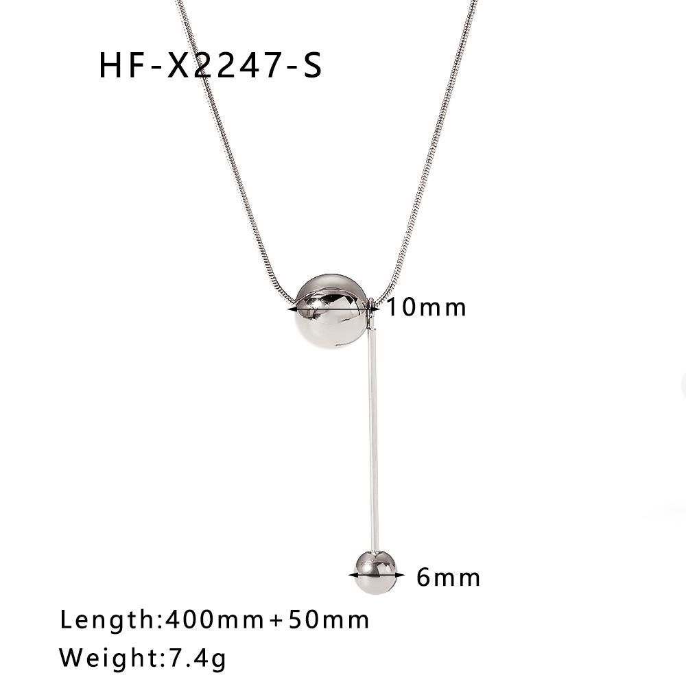 Snake Chain Zirconia Charm Necklace For Women Gold Color Stainless Steel Link Chain Crystal Pendant Choker