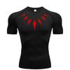 Men's Compression Shirt Anime Print Gym Sport Quick Dry Gym TShirts Fitness Athletic Undershirts Elasticity Tops Tee Summer Male