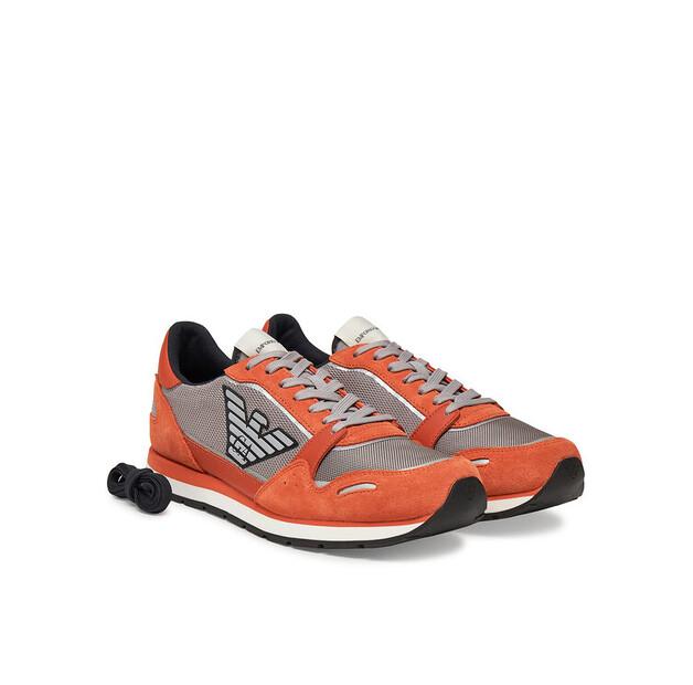 Мужские кроссовки Emporio Armani X4x537 xn730 u550 красные