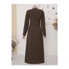 Asymmetrical Crepe Dress With Aller Front And Skirt