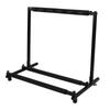 Multi Guitar Stand Stable Support Sturdy Iron 5 Guitar Bass Display Rack for Store Exhibition