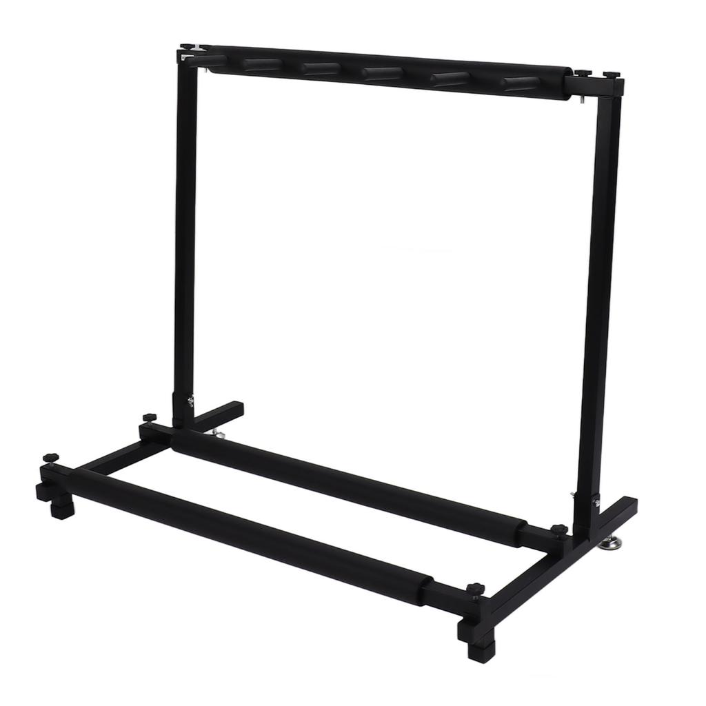 Multi Guitar Stand Stable Support Sturdy Iron 5 Guitar Bass Display Rack for Store Exhibition