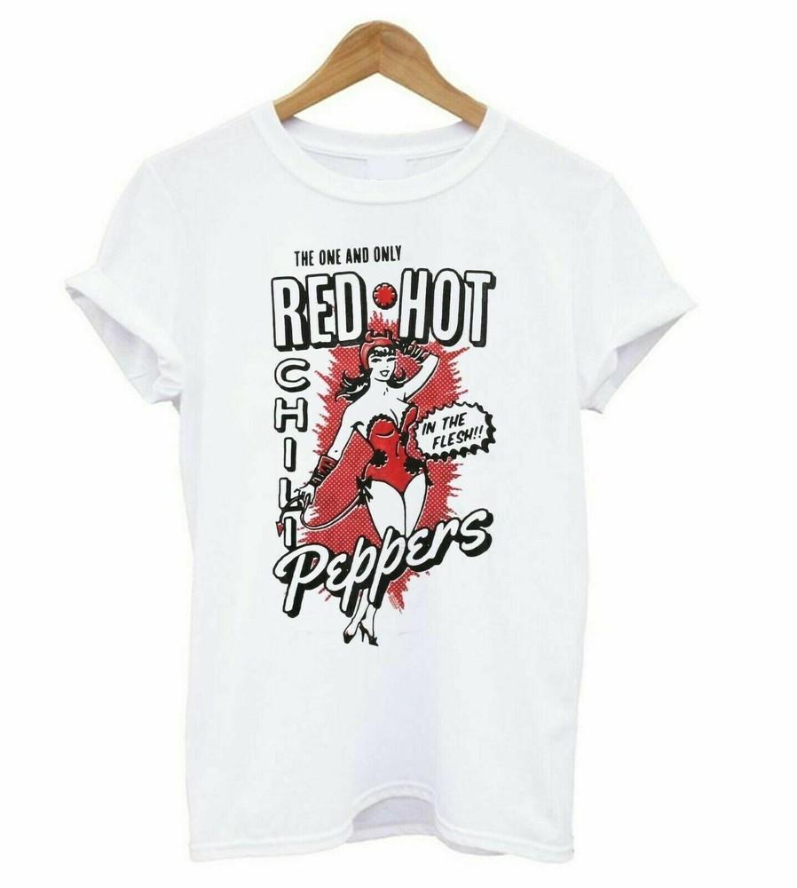 

Red Hot Chili Peppers In The Flesh Cotton White S-234XL Unisex Shirt TR296 Unisex T-Shirt XXL