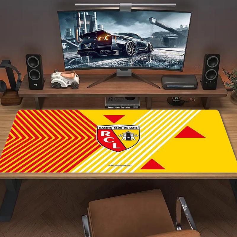 RC Lens Color Mouse Pad Large Gaming Table Cushion Non-slip Laptop Tablet Big Mousepad XXL Mat Mini PC Playmat With Lock edge