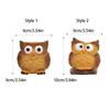 Cute Owl Planter Cartoon Animal Vase Creative Pen Container  Dried Flower