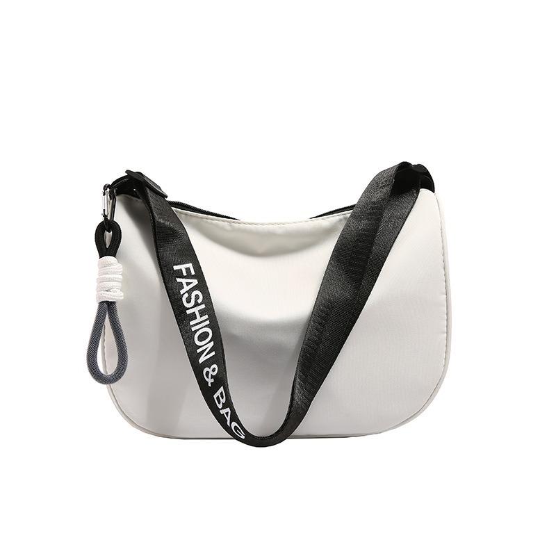 

Вместительная сумка кроссбоди в форме пельменя, женская, универсальная, повседневная, спортивная, на плечо, модная белый