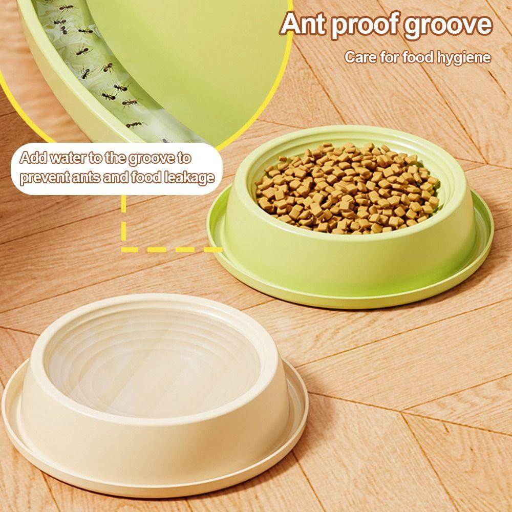 Stable Raised Cat Bowls Neck Guard Non-Slip Dog Bowls Elevated Detachable Pet Supplies for Puppy and Cat