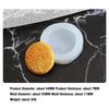 Stampo in Silicone per Biscotti Fai da Te Stampo Circolare per Ciambelle Stampo in Resina Strumenti per Decorare Biscotti al Cioccolato Stampini per Pasticceria Candele Decorazione Torta