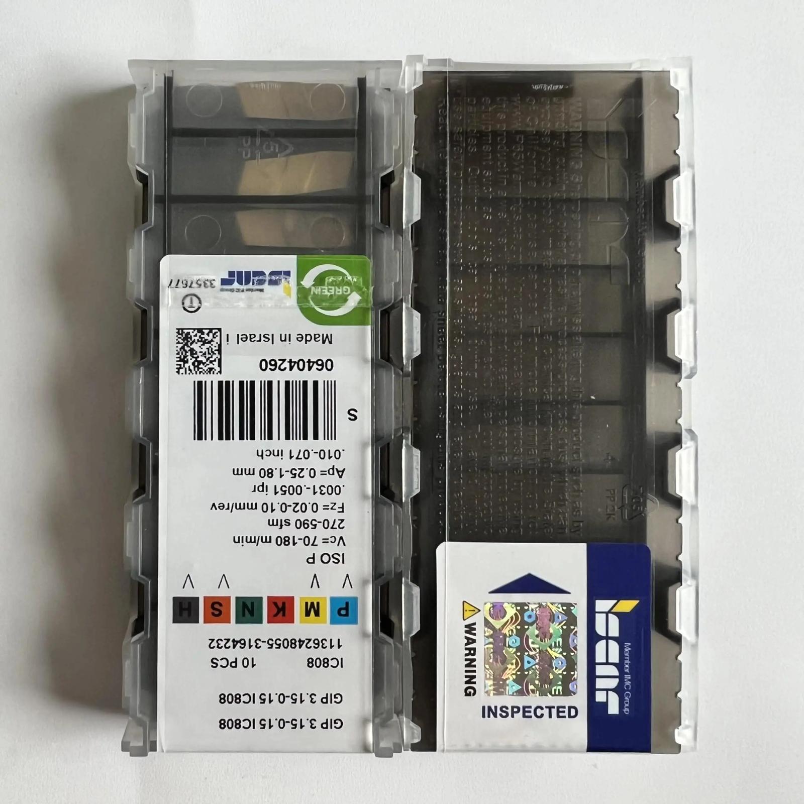 

ISCAR / GIP3.15-0.15 IC808 /Industrial indexable Carbide Inserts 10 PCS