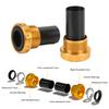 LeBycle Threaded Bike Bottom Bracket CNC Machining BB91 Mountain Bike Bottom Bracket for Outdoor Cycling