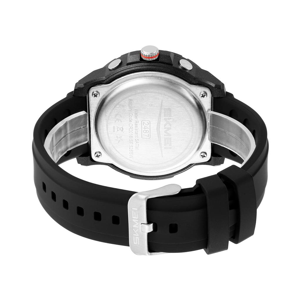 Watch Men's Multifunctional Sports Outdoor Electronic Watch Double Display Luminous Waterproof Student Electronic Watch