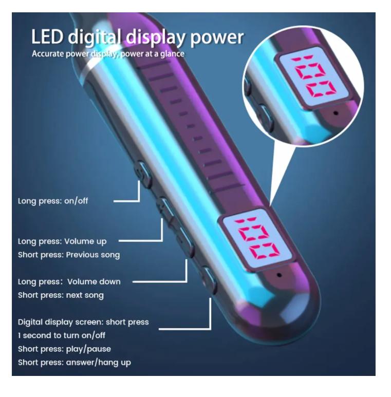 Wireless Neckband Earphone HiFi Sound Quality Bluetooth 5.3 Headphone with LED Power Display Neck Hanging Earbuds