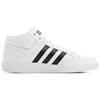 Adidas Cloudfoam All Court Mid Synthetic Leather Fashion Slip Resistant Lightweight Mid Top Skate Shoes Unisex Skate Shoes White H02980