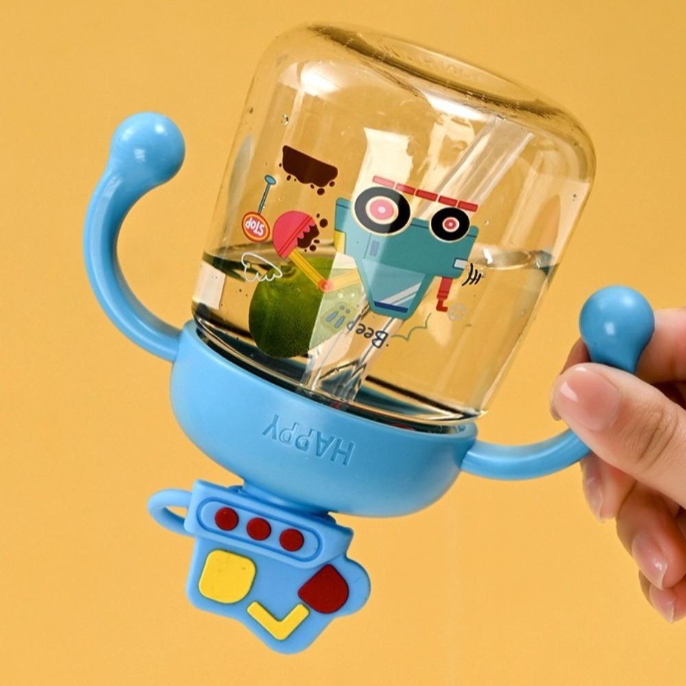 Cartoon Baby Drinking Cup 350ml Toddler Milk Cup Creative Baby Feeding Bottle  Baby