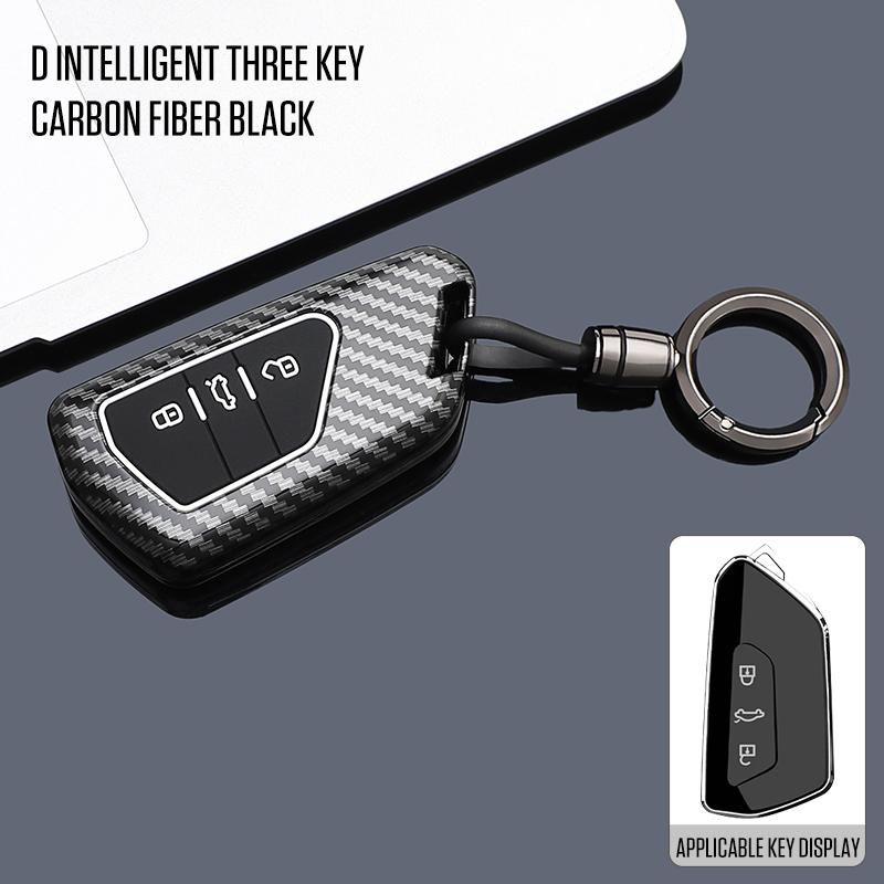Interior Mouldings Car Smart Key Case Cover Shell For VW Volkswagen Golf 8 MK8 2020 For Skoda Octavia A8 2021 Seat Leon MK4 Acce