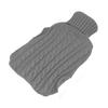 Hot Water Bag Rubber Explosionproof Water Injected Hand Warming Bag with   Knit Hand Insert Cover Large