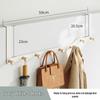 No-Drill Over-the-Door 8-Hook Coat Hanger