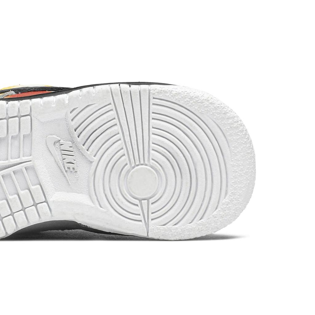 Nike Dunk SB Low Toddler 'Tie-Dye Raygun - Black' (Unisex) Black / Orange Flash / Black Toddler Shoes CJ1396 001