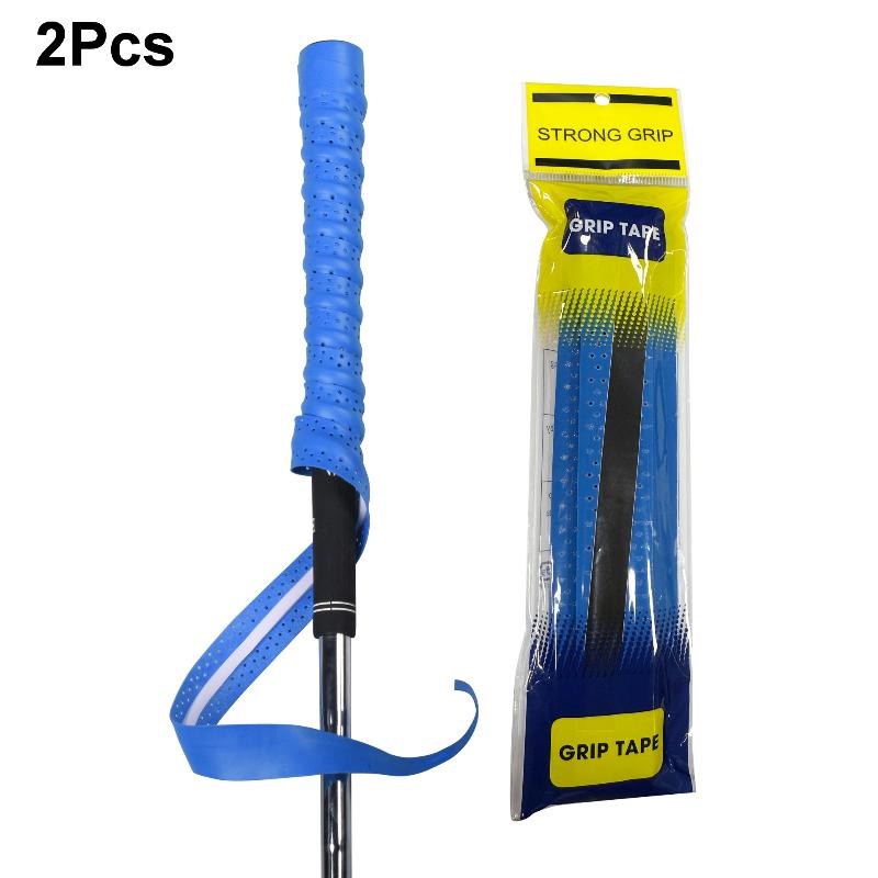 Golf Club Grip Tape Non-Slip Sweatproof PU Leather Golf Grips Wrapping Tape Easy Quick Replacement Swing Stability