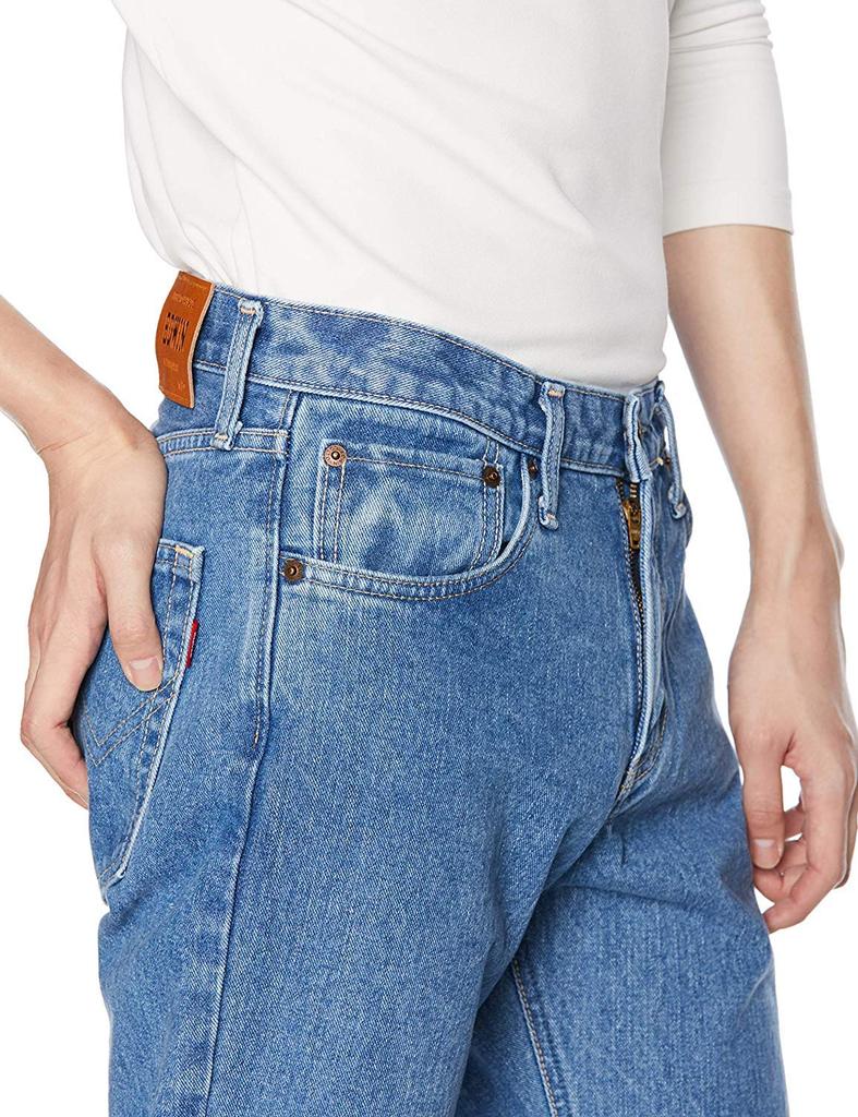 Edwin International Basic 407 Slim Fit Light Blue in Size 32 to Japanese size Men's (Made Japan) (equivalent L)