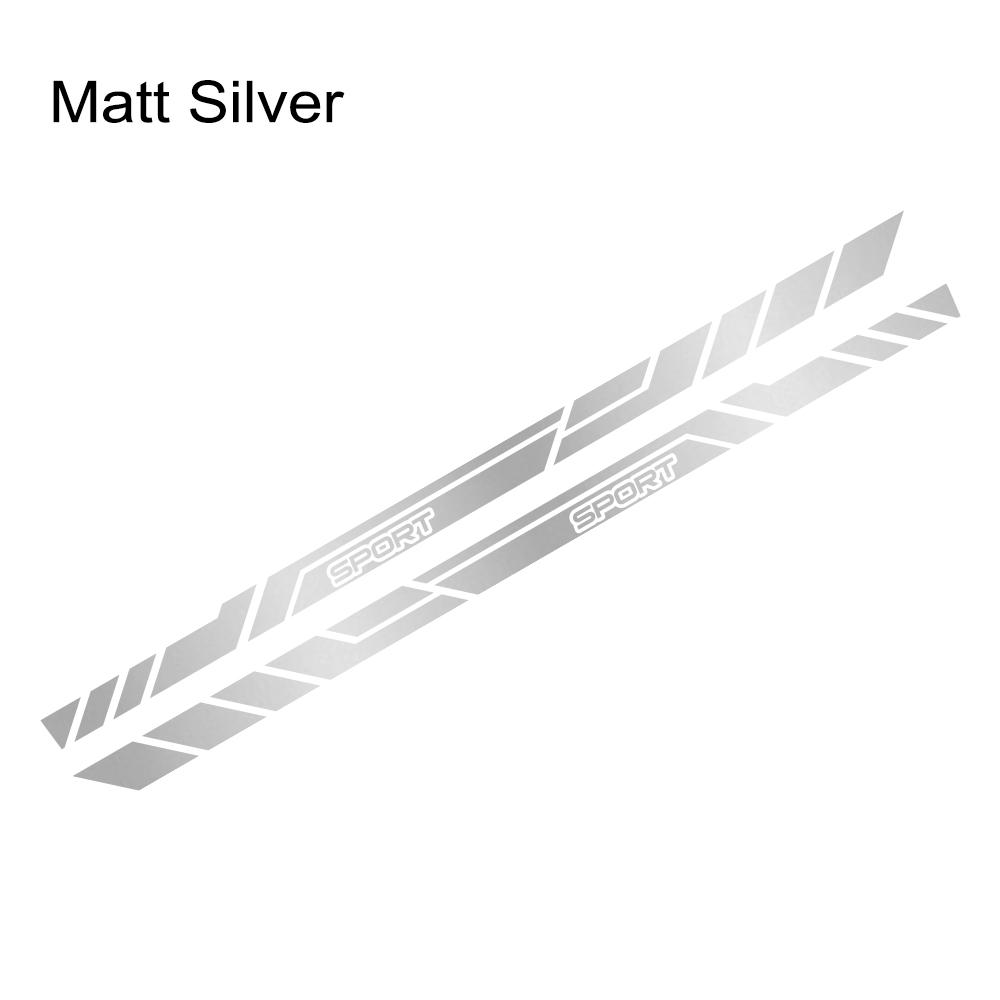 For Mitsubishi ECLIPSE CROSS Car Door Side Skirt Sticker PVC Racing Sport Stripes Vinyl Decal Auto Body Decoration Accessories