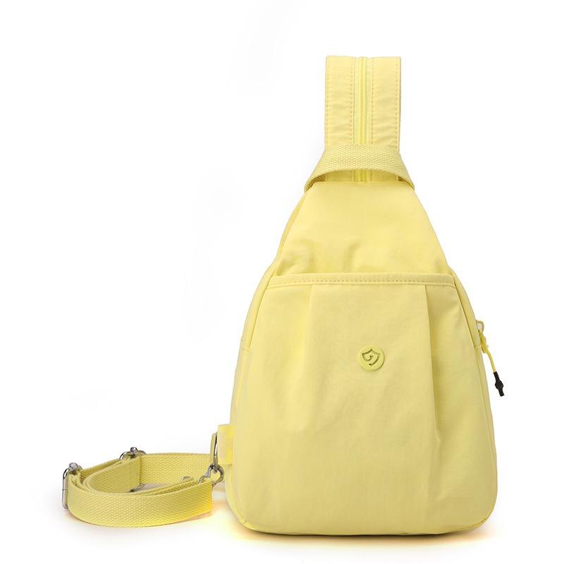 Fashion Casual Backpack Women's New Multifunctional Breast Bag Women's Nylon Waterproof Lightweight Travel Small Backpack