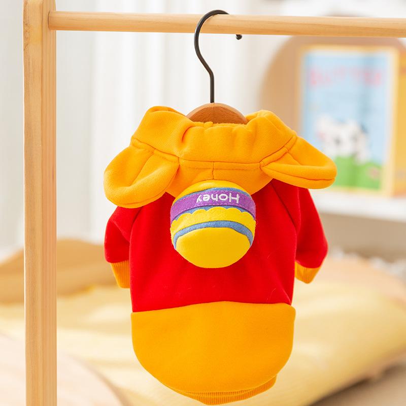 Spring and Autumn Thin Three-dimensional Mushroom Sweater Dog Clothes Teddy Bigbear Cat Medium Small Dog Pet Clothes
