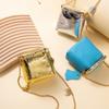 Compact Crossbody Bag Multi Functional Organizers Adjustable Chain Strap Classical Blue Waterproof Design