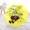 1pc SpongeBob Self-Folding Umbrella, 8-Bone Compact Travel Umbrella, Durable Plastic And Iron Frame096