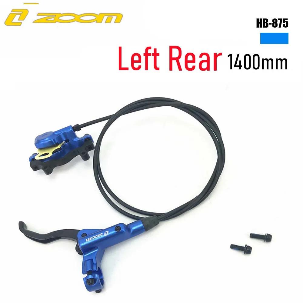ZOOM HB875 MTB Bike Hydraulic Disc Brake Set 800/1400mm Left Front/Right Rear Mountain Bicycle Oil Pressure