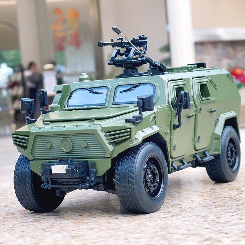 Simulation 1:18 Dongfeng Mengshi Military Off road Vehicle Alloy Car Model Children's Toy Gift