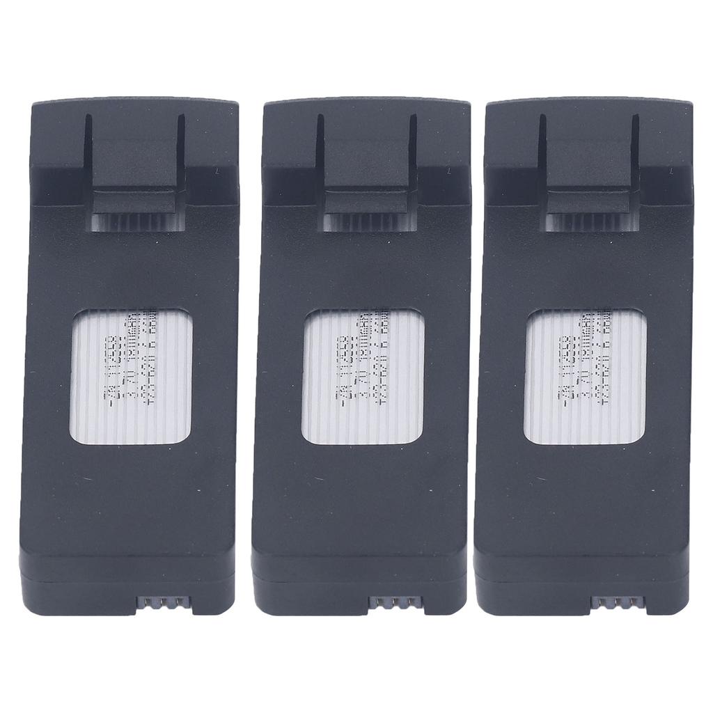 3PCS Remote Control Drone Lithium Battery 1800mah RC Drone Battery Replacement with Charging Cable for F196 Aircraft