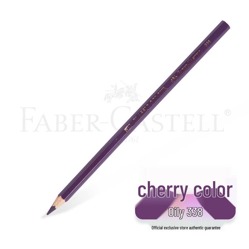 Faber-Castell Art Oil-Based Colored Pencils Set - Red, White, Black, and 60 Single and Complementary Colors.