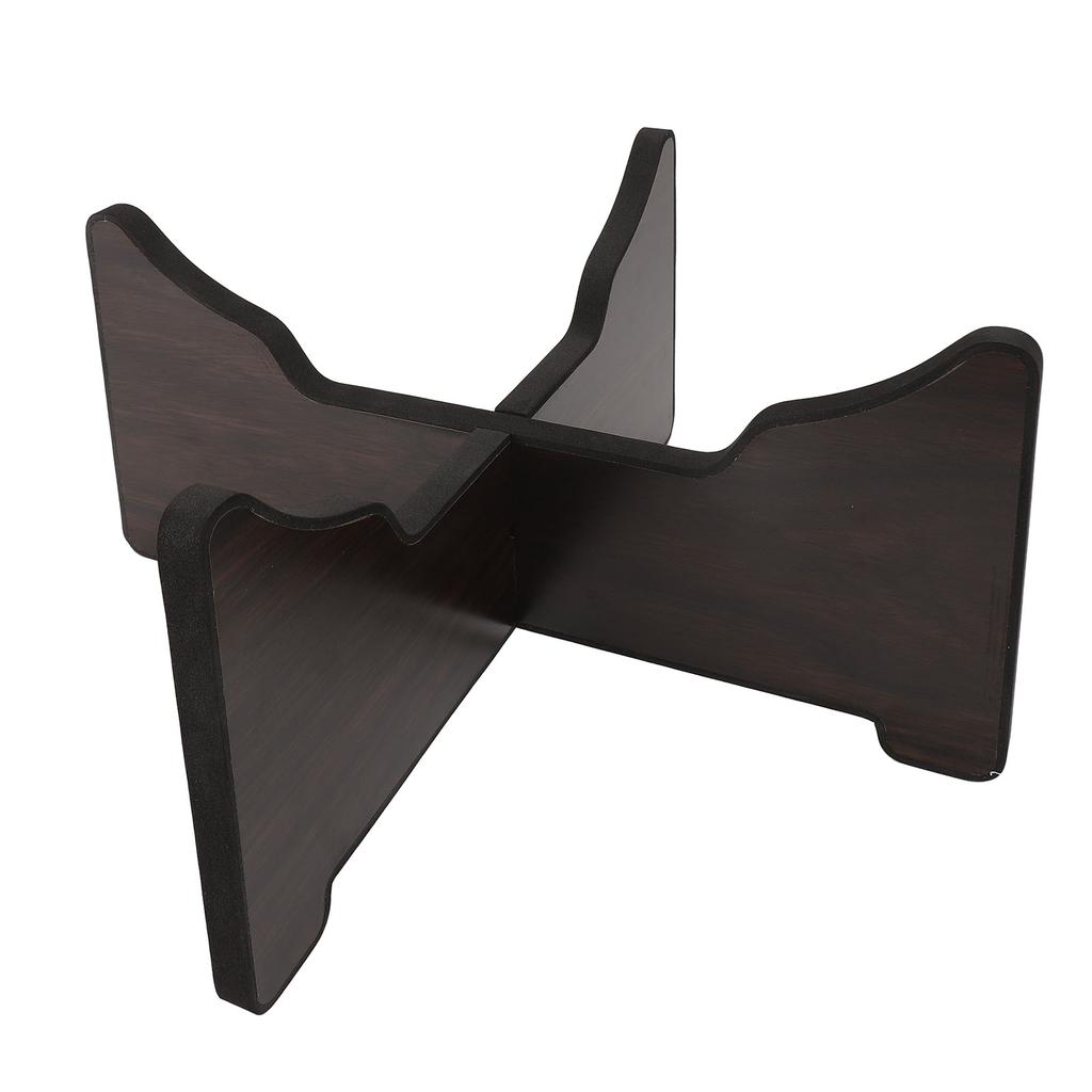 Tongue Drum Bracket Rosewood and Sponge Detachable Portable Hand Pan Drum Display Holder