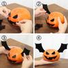 Halloween Bats Decoration DIY Pumpkin Inserts Easy Installation Reusable Metal Bats Creative Horror Decorations