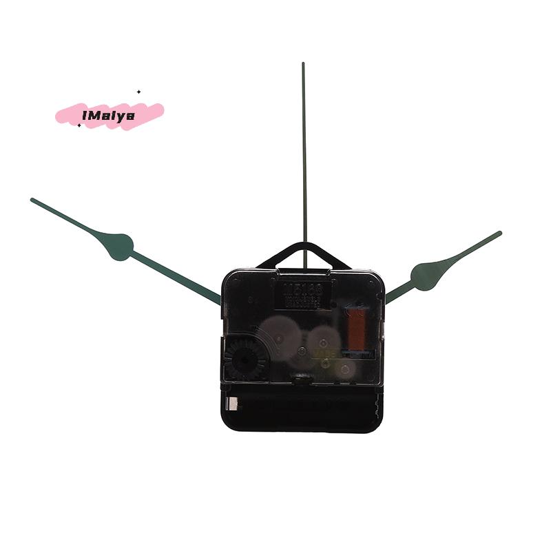 M-Quartz Clock Movement Mechanism Hands Wall Repair Tool Parts Silent Kit Set DIY White Pointer 1 Set Silent Wall Clock
