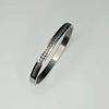 Simple Titanium Steel Gypsophila Bangle No Fading Light Luxury Temperament Full Diamond Bracelet For Women Jewelry