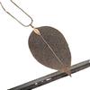 Leaves Pendant Long Style Necklace for Women Girl Silver Color Simple Punk Necklace Fashion Exquisite Jewelry Accessories Gifts