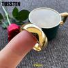 TUSSTEN 2-10MM Herren Damen Ring Ehering Gewölbt Poliert Komfort Passform