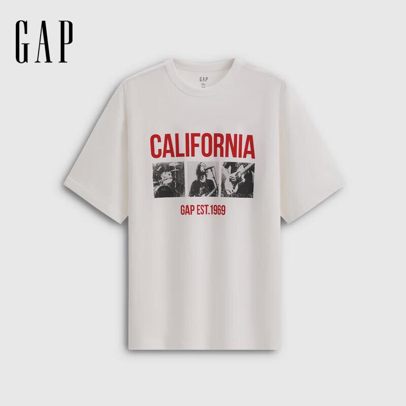 GAP Unisex 2026 Summer Logo Print Loose Fit Short Sleeve T-Shirt M (170/92A) Asian Size