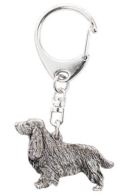 English Cocker Spaniel Made In England Art Dog Keychain Collection (Uncut Tail)
