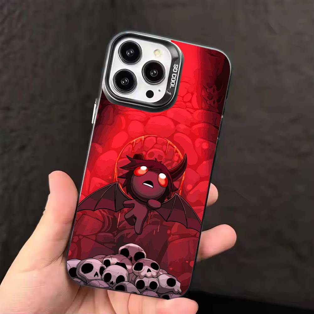 Game T-The B-Binding of Isaac  Phone Case Color Silver Shell For IPhone 17 16 15 14 13 12 11 Pro Max Plus