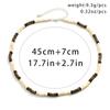 Fashion Men Summer Beach Wooden Bead Surfer Necklace Simple Geometric Tribal Ethnic Handmade Chain Steampunk Male Jewelry Gift