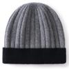 First-line Knitted Color-matching Cashmere Hat for Men and Women, Versatile In Autumn and Winter, Big Head Circumference, Warm Ear Protection, Headgea